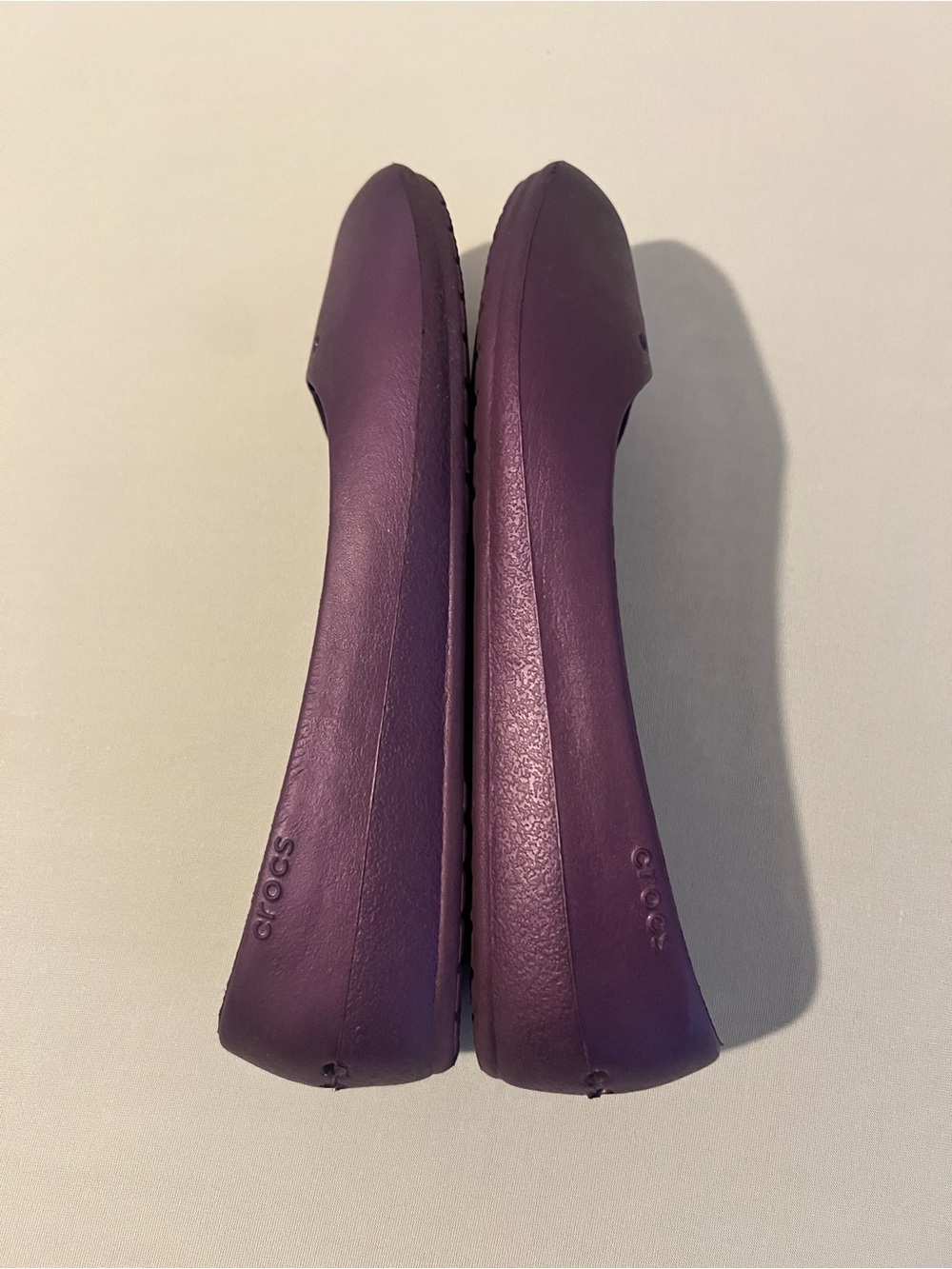 CROCS Slip-On Ballet Flats in Deep Purple | Women's size 9 - Picture 3 of 5